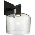 thumbnail image 6 of 63144LEDD-MBL/SDG Access Lighting Port Nine - 9W 1 LED Wall Sconce In Transitional Style-12 Inches Tall and 9 Inches Wide-Matte Black Finish-Seeded, 6 of 7