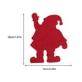 thumbnail image 2 of stanreset 4Pcs Xmas Silverware Holders Cartoon Cover Fabric Spoon Pockets Party Table Restaurant Hotel Tableware Decors Red, 2 of 5
