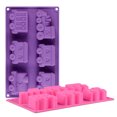 thumbnail image 1 of Silicone Mold 6 Cavity Creative Nonstick Train Cake Mold Baking Mold, 1 of 8