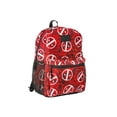 thumbnail image 4 of Marvel Deadpool Mask Boys' 17" Allover Print Backpack, Black/Red, 4 of 5