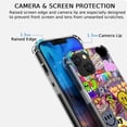 thumbnail image 3 of Hippie Trippy Cartoon Case Compatible with iPhone 13 Mini,Unique Trendy Design TPU Bumper Cover Case, 3 of 5