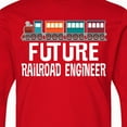 thumbnail image 4 of Inktastic Future Railroad Engineer Train Long Sleeve Youth T-Shirt, 4 of 5