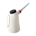 thumbnail image 1 of Recipiente medidor de aceite portátil de plástico con tapa antipolvo y cuello largo para el coche. 2 litros, 1 of 9