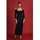 thumbnail image 2 of Vestido midi Bellabarnetten Niaca Rhinestones Vage, 2 of 6