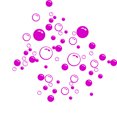 thumbnail image 1 of Xingzhi Bubbles Circle Removable Wallpaper Bathroom Window Wall Sticker Removable Wallpaper Home DIY PVC Decals, 1 of 4