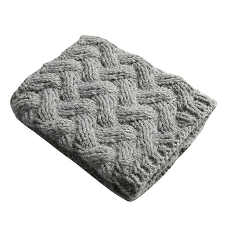 

Knitted Boot Cover Short Coarse Needle And Thick Knitted Woollen Stocking Socks Grey One Size