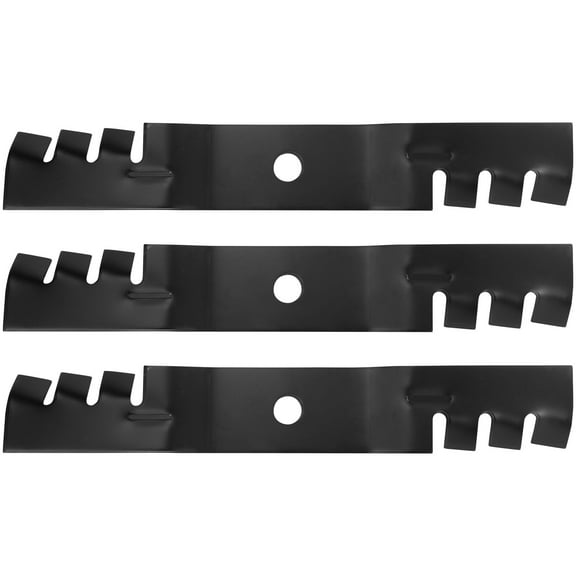 CCIYU Lawn Mower Blade, 3 Replacement Mower Blades for 48 Inches deck, Compatible for John Deere GT225 GT235 GX325 GX335 F525 F620 F710 for Scotts S2048 S2348 2148HV M113517 M115495 for Lesco 051508