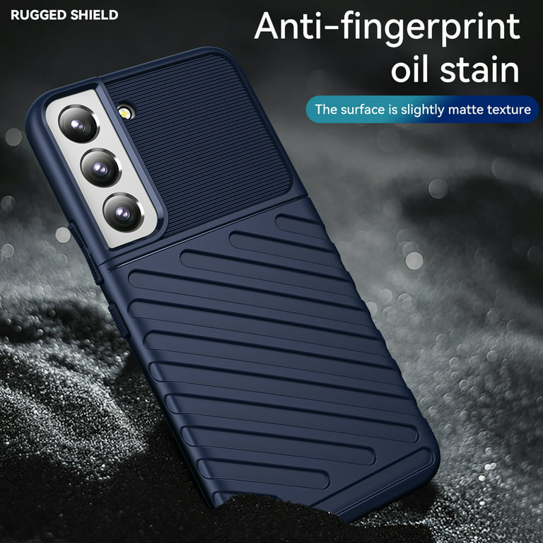 Galaxy S22 FE Case, Dual Layer Protective Heavy Duty Cell Phone Cover  Shockproof Rugged with Non Slip Textured Back Military Protection Bumper  Case
