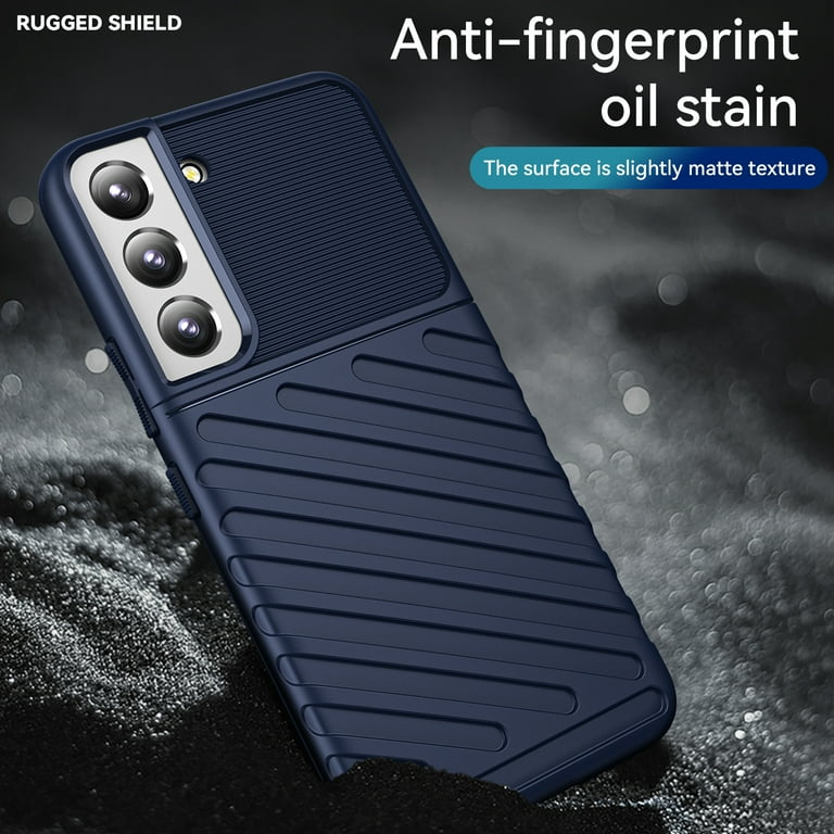 Galaxy S22 FE Case, Dual Layer Protective Heavy Duty Cell Phone Cover  Shockproof Rugged with Non Slip Textured Back Military Protection Bumper  Case