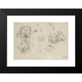 thumbnail image 2 of Rosa Bonheur 18x13 Black Modern Framed Museum Art Print Titled - Study of Lions and Lionesses, 2 of 5