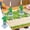 Green Size M4, variant on Qonioi Soccer Number Candles 0-9, Glitter Green Football Birthday Candles with Wax & Plastic Base, Sports Cake Toppers for Game Day Birthday Party, Green