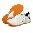 thumbnail image 3 of LASUDRAA Mens Badminton Shoes Lightweight Breathable Shock Absorption Durable Sports Shoes, 3 of 8
