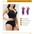 thumbnail image 3 of Women Waist Trainer Bodysuit Full Body Shaper Vest Tummy Control Slim Corset Shapewear Tank Tops, 3 of 8