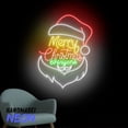 thumbnail image 2 of Handmadetneonsign Merry Christmas Everyone Neon Sign, Santa Christmas Led Sign, Santa Claus Wall Art, Xmas Holiday Decor 81496, 2 of 5