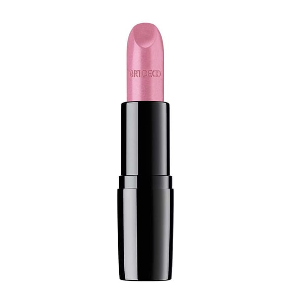 Lápiz labial ARTDECO Perfect Color - Rosa esmerilada - Lápiz labial deslizante con color rico y efecto voluminizador - Acabado cremoso nacarado - Ácido hialurónico - Larga duración - Relleno de labios