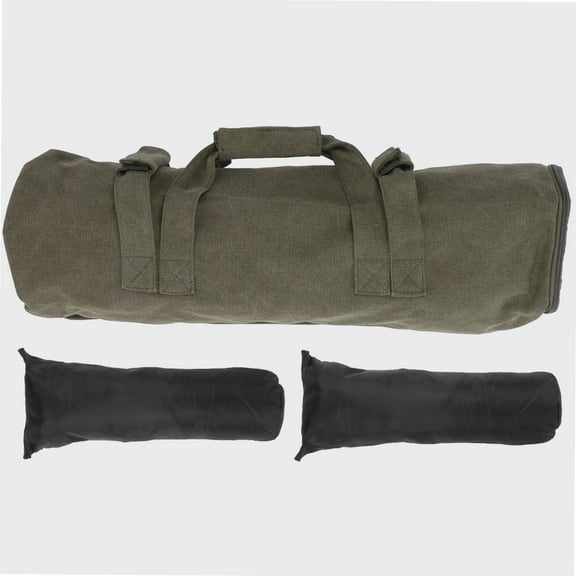 Fit Sandbags for Fitness with Rubber Handles Equipment for Home Workouts Adjustable, Workout Power, Balance, Control Training Bag [Army green]