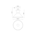 thumbnail image 5 of SF473710MBOP-Alora Lighting-Betty - 1 Light Semi-Flush Mount-11.13 Inches Tall and 10.25 Inches Wide-Matte Black Finish, 5 of 7