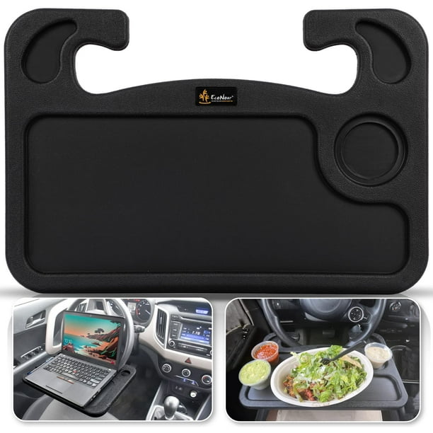 EcoNour 2 in 1 Car Steering Wheel Desk Steering Wheel Tray for Laptop
