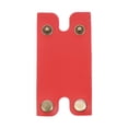 thumbnail image 1 of Funda para cabezal de afeitadora de piel sintética antiarañazos y superficie lisa. Protector de cuchillas de afeitadora. Rojo, 1 of 9