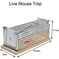 thumbnail image 2 of Paquete de 2 trampas para ratones pequeñas, jaula para ratas, trampa para roedores vivos, receptor de ratones, No mata a niños, 2 of 5