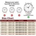 thumbnail image 2 of Uxcell Stainless Steel Watch Bands 22mm Double Pressing Butterfly Clasp Metal Solid Steel Chain Watch Strap, Silver Tone, 2 of 7