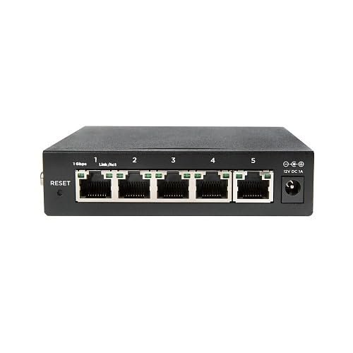 Switch Araknis AN-110-SW-C-5 Gigabit RJ45 metálico de 5 puertos