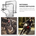 thumbnail image 3 of 1 par de fundas protectoras para manillar de motocicleta, para portaequipajes trasero, protección contra la lluvia, transparentes., 3 of 5