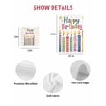 thumbnail image 7 of Happy Birthday Kitchen Dish Towels for Drying Dishes Set of 2, Colorful Star Funny Celebration Waffle Weave Microfiber Hand Tea Bathroom Towels Quick Dry & Absorbent Towel 12x12, 7 of 7