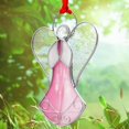 thumbnail image 2 of Vidriera KUNDGLA Pink Angel Suncatcher de 9 x 11 cm, 2 of 9