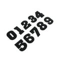 thumbnail image 2 of 10 Piezas DIY 0-9 números Parches de hierro Hugo Apliques Negro, 2 of 10