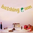 thumbnail image 3 of Hatching Soon Banner, Dinsaur Theme First Birthday Party Decorations, Dinosaur Baby Shower Decorations for Boy, Happy Birthday Dinosaur Banner, 3 of 7