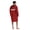 Red, variant on Adoretex Guard Unisex Swim Parka Water Resistant Warm Coat Water Sports Swim Parka (PK005) - Black Lining - Red - AS