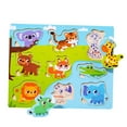 thumbnail image 4 of Juego de rompecabezas de madera Juegos de educación temprana Rompecabezas de animales Juego de rompecabezas de madera tablero de animales, 4 of 9