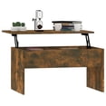 thumbnail image 5 of vidaXL Coffee Table Smoked Oak 80x50.5x41.5 cm Engineered Wood, 5 of 5