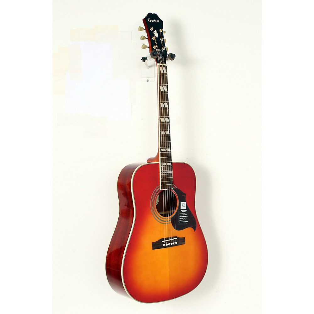 Epiphone Hummingbird Artist Acoustic Guitar Level 2 Faded Cherry Sunburst  888366006696 - Walmart.com