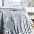 thumbnail image 3 of Manta refrescante Degrees of Comfort Summer Queen Grey, 3 of 8