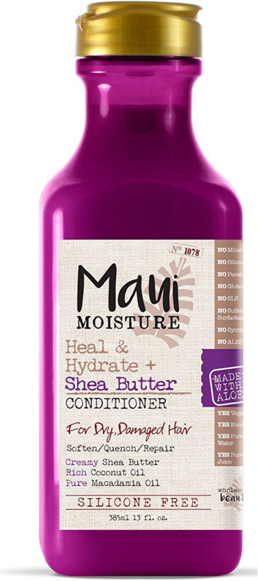 Maui Moisture Heal Hydrate Shea Butter Conditioner Oz Pack Of