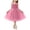 Hot Pink, variant on Loopsun 1-10 Years Girls Sleeveless Strap Outdoor Casual Fashion Dress White, 5-6 Years