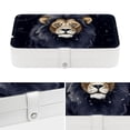 thumbnail image 4 of Leo PU Leather Jewelry Organizer Box Necklace Holder with Removable Compartment - Portable, 4 of 6