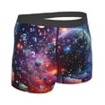 thumbnail image 2 of KLL Outer Space Floating Numbers And Letters Men's Cotton Boxer Briefs Underwear-XX-Large, 2 of 8