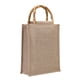 thumbnail image 1 of Bolsa de compras de arpillera de lino reutilizable asas superiores que llevan bolsas de supermercado, 1 of 9