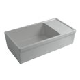 thumbnail image 2 of Farmhaus Quatro Alcove Large Reversible Matte Fireclay Kitchen Sink with  Integral Drainboard and a Decorative 2 ½" Lip Front Apron on Both Sides, 2 of 2