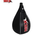 thumbnail image 3 of MRX Speed Punching Bags Genuine Leather MMA Training Speed Bag Muay Thai SpeedKills Punching, Dodge Striking Bag for Workout Pro Boxing Bag for Home Gym Kids, Men, Women Full Black White, 3 of 5