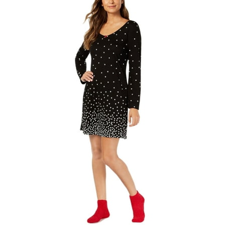 

Charter Club Women s Stars Printed Sleepshirt with Socks (M)