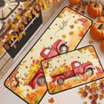 thumbnail image 6 of Fall Kitchen Rugs and Mats for Floor Sets, Fall Decorations for Home, 2 PCS Non-slip Backing Pumpkin Mat, Autumn Decor Thanksgiving Kitchen Rug 16"X47"+16"X24"(B), 6 of 6