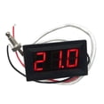 thumbnail image 1 of Almencla 1Pc Thermocouple Digital Temperature Thermometer Red DC 12V 48x29x23mm, 1 of 8