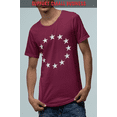 thumbnail image 4 of ShirtBANC Mens Stars Circle Dropcut Shirt Patriotic Style Comfortable Tee, 4 of 5