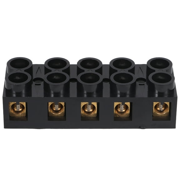 Dual Row Terminal Block With 5 Screw Positions 500v 60a Terminal Electrical Barrier Strip Block Suitable For Various Electrical