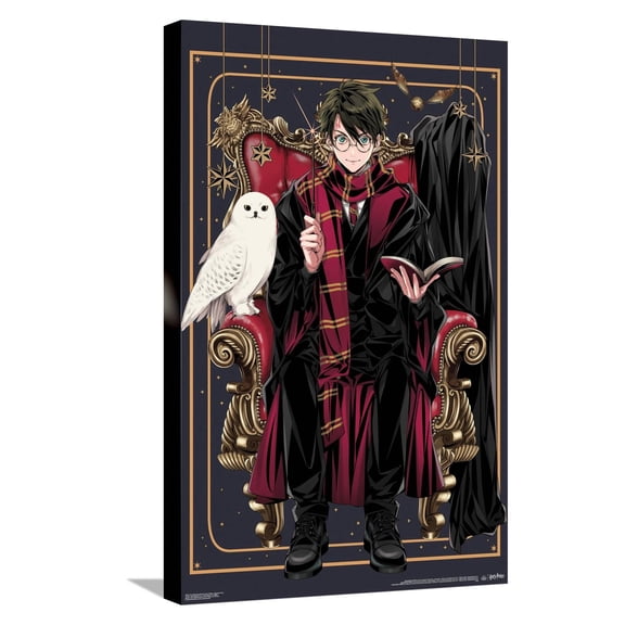 The Wizarding World: Harry Potter - Dynasty Harry Canvas Wall Poster, 14.725" x 22.375"