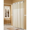Hookless Pique Waffle HH Fabric Shower Curtain, Beige